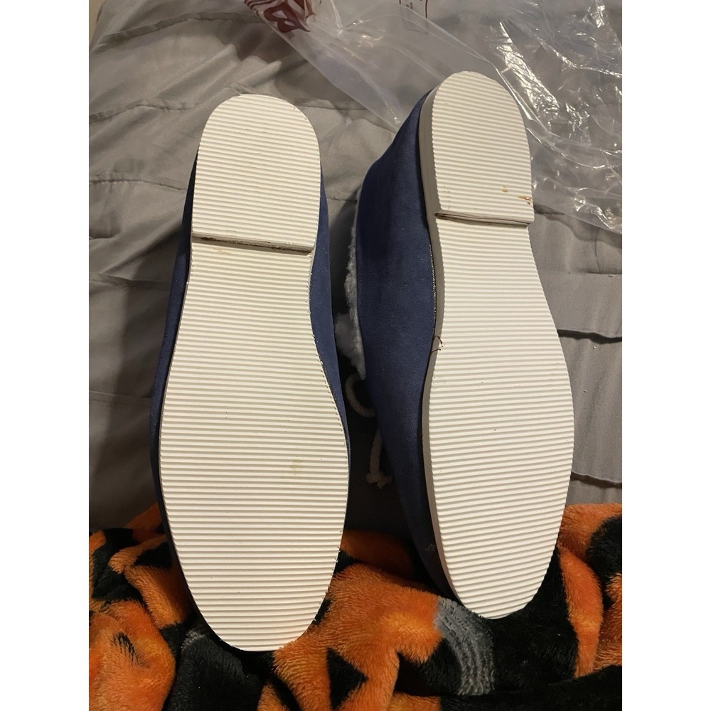 New Haband Diabetic Comfort Slip On‎ Shoes Sz 9 Cozy Fuzzy Soft - Picture 5 of 5